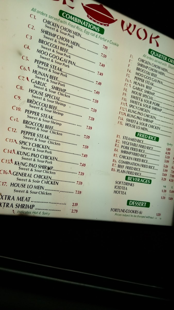 Chinese Wok Menu - Image 5